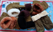 Перчатки Рукавицы меховые Варежки на овчине Подарок мужчине на 23 февраля 